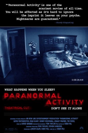 Poster for the movie "Paranormal Activity"